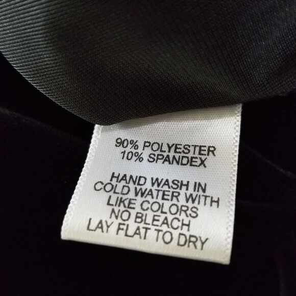 Gibson x‎ Glam Crushed Velvet Black Pants - Picture 9 of 9